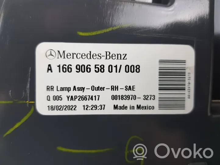 Mercedes-Benz GLE (W166 - C292) Feux arrière / postérieurs A1669065801