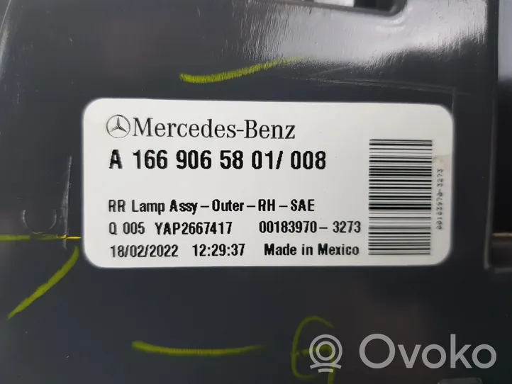 Mercedes-Benz GLE (W166 - C292) Luci posteriori A1669065801