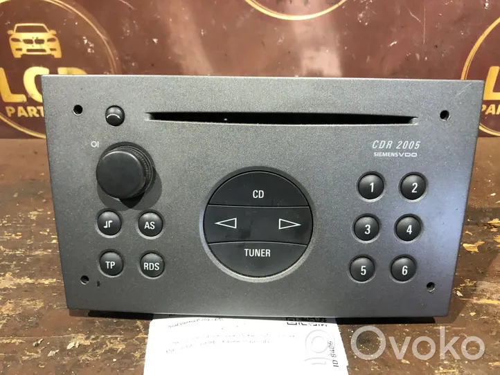 Opel Vectra C Radio/CD/DVD/GPS-pääyksikkö 13138246