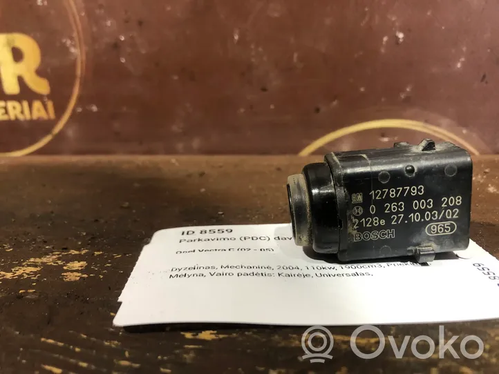 Opel Vectra C Parking PDC sensor 12787793