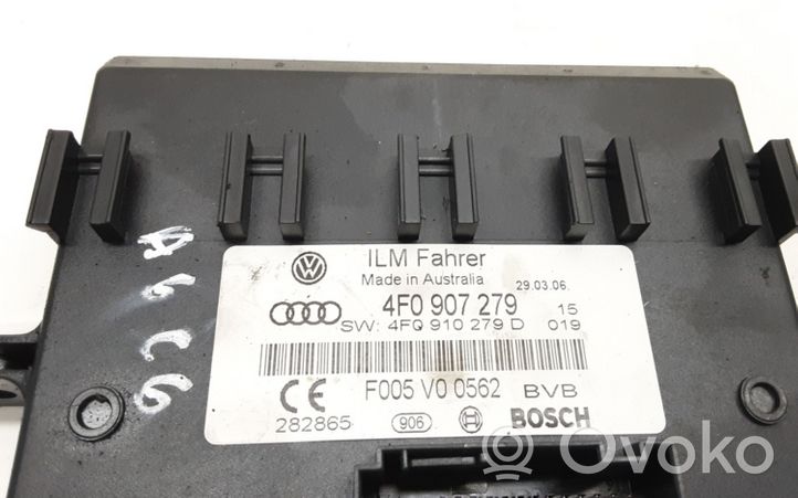 Audi A6 S6 C6 4F Sterownik / Moduł świateł LCM 4F0907279