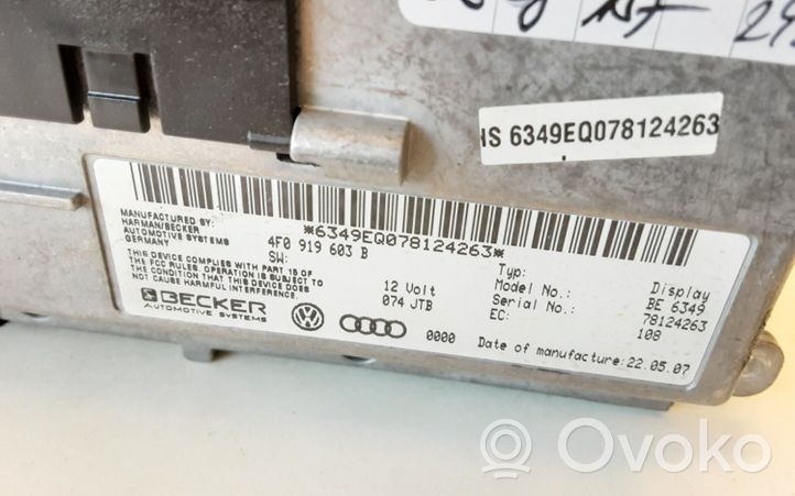 Audi A6 S6 C6 4F Экран/ дисплей / маленький экран 4F0919603B