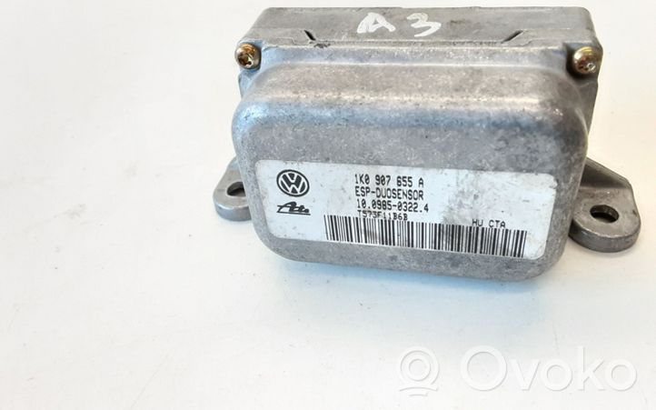 Audi A3 S3 A3 Sportback 8P Sensore di imbardata accelerazione ESP 1K0907655A