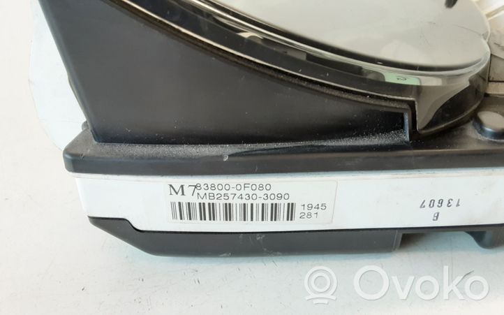 Toyota Corolla Verso AR10 Tachimetro (quadro strumenti) 838000F080