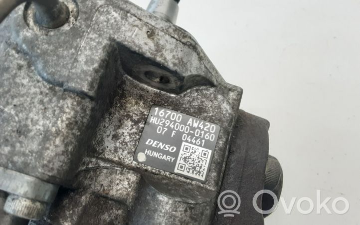 Nissan Primera Pompe d'injection de carburant à haute pression 16700AW420