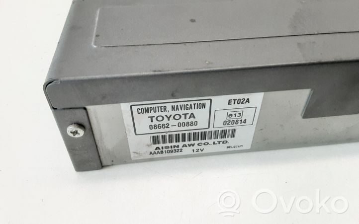 Toyota Avensis T250 Unità di navigazione lettore CD/DVD 0866200880