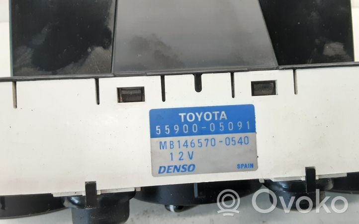 Toyota Avensis T220 Unité de contrôle climatique 5590005091