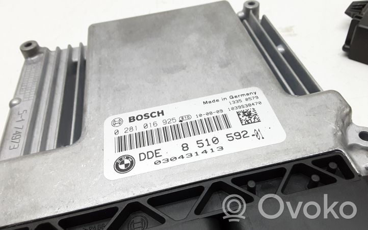 BMW X1 E84 Komputer / Sterownik ECU i komplet kluczy 8510592