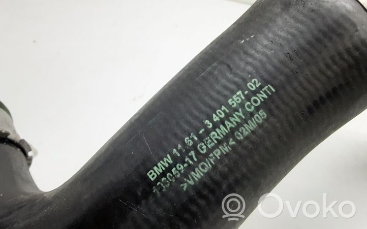 BMW X3 E83 Tube d'admission de tuyau de refroidisseur intermédiaire 3401557