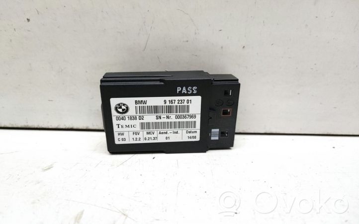 BMW 3 E92 E93 Istuimen säädön moduuli 9167237