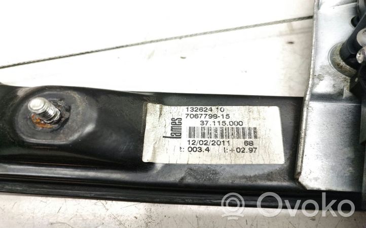 BMW 1 E81 E87 Regulador de puerta trasera con motor 7067798