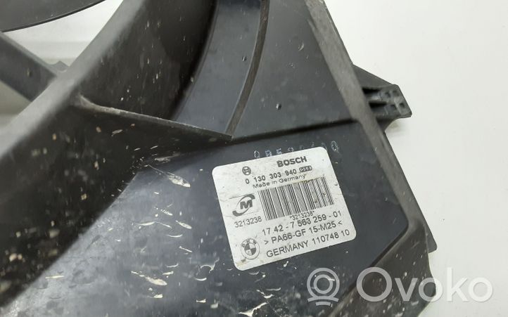 BMW 3 E90 E91 Ventilatore di raffreddamento elettrico del radiatore 1137328144