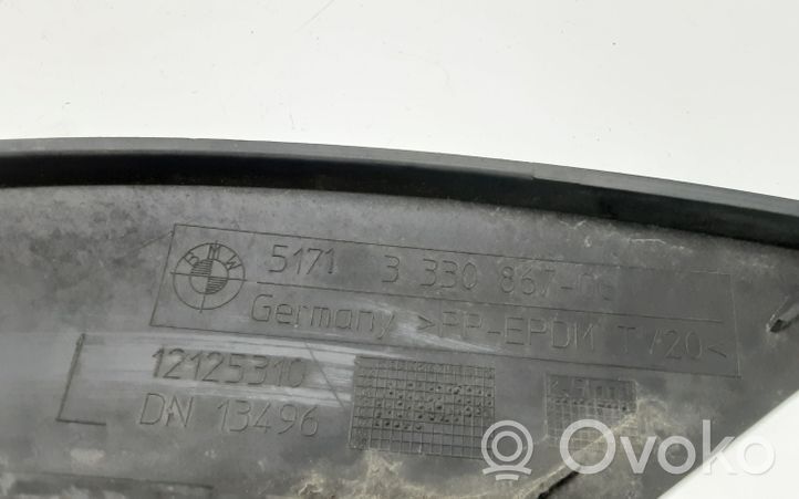 BMW X3 E83 Rivestimento passaruota posteriore 3330867