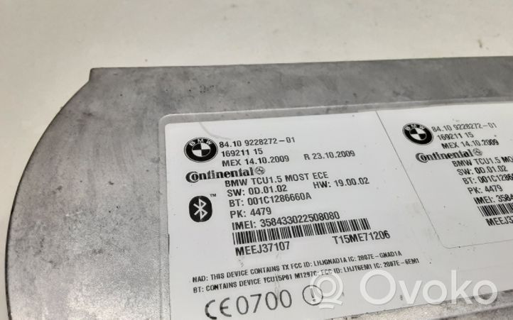 BMW 5 GT F07 Module unité de contrôle Bluetooth 9228272