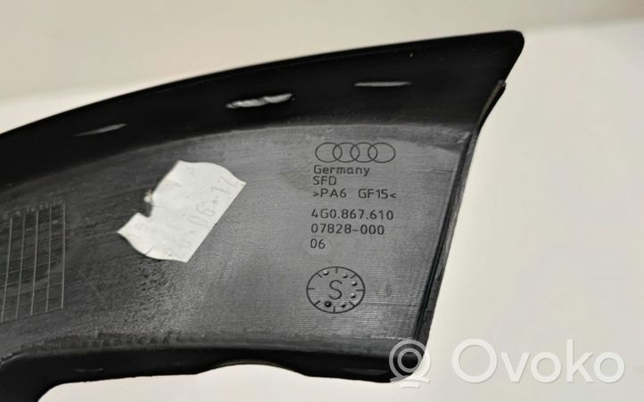 Audi A6 S6 C7 4G Rivestimento modanatura del vetro della portiera anteriore 4G0867610