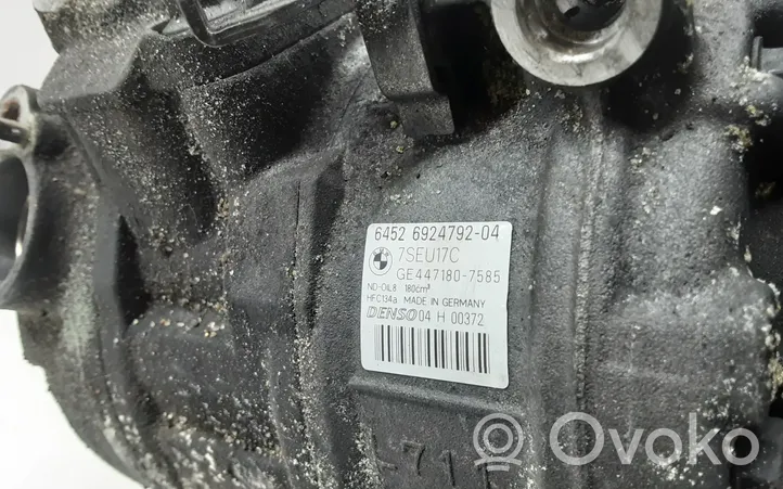 BMW 3 E90 E91 Compressore aria condizionata (A/C) (pompa) 6924792