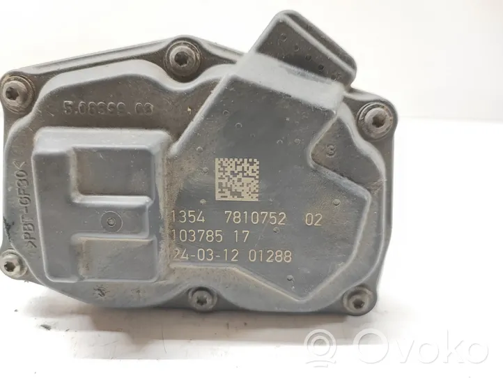 BMW 3 F30 F35 F31 Clapet d'étranglement 7810752