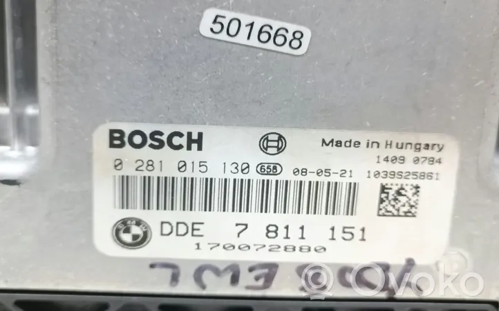 BMW 3 E90 E91 Calculateur moteur ECU 7811151