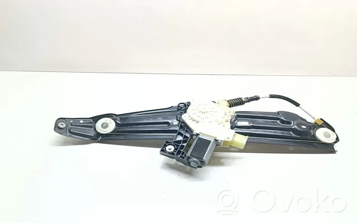 BMW 5 F10 F11 Rear door window regulator with motor 7182613