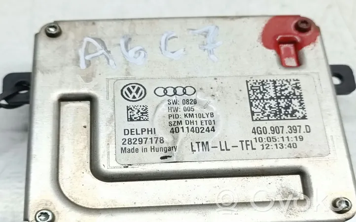 Audi A6 S6 C7 4G Modulo di zavorra faro Xenon 4G0907397D