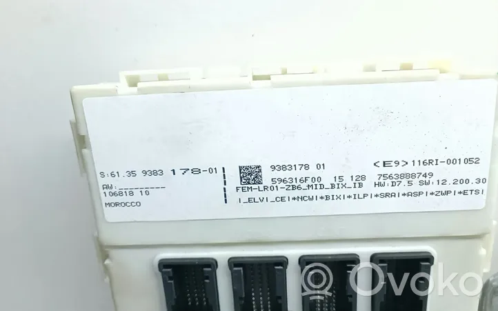 BMW 4 F32 F33 Kit calculateur ECU et verrouillage 8587952