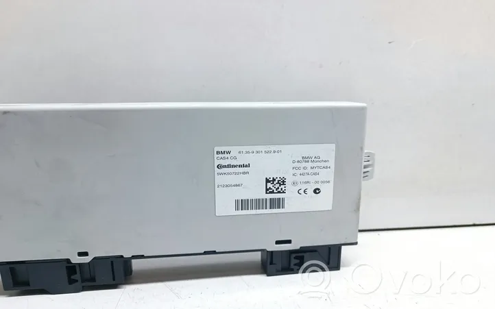 BMW 5 GT F07 Juego de cerradura y set ECU del motor 8572439