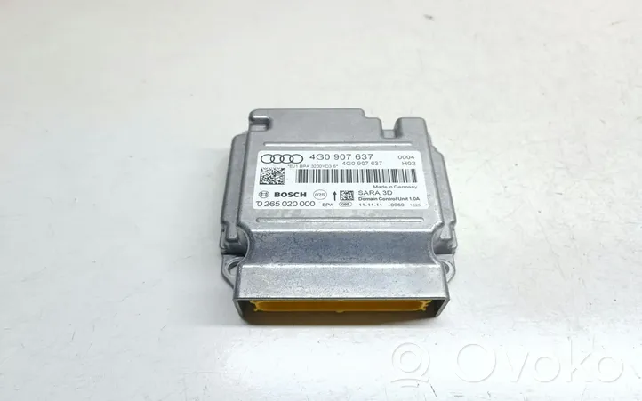 Audi A6 S6 C7 4G Oro pagalvių valdymo blokas 4G0907637