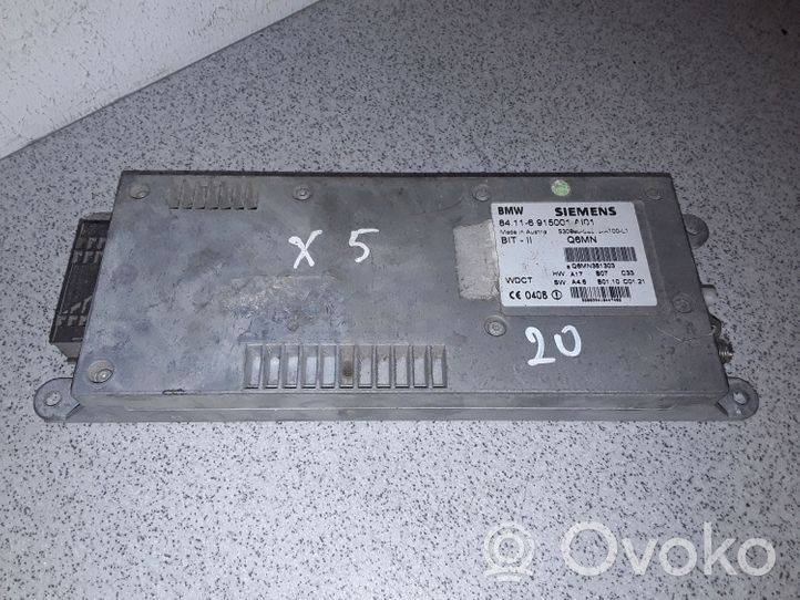 BMW X5 E53 Sterownik / Moduł sterujący telefonem 84116915001