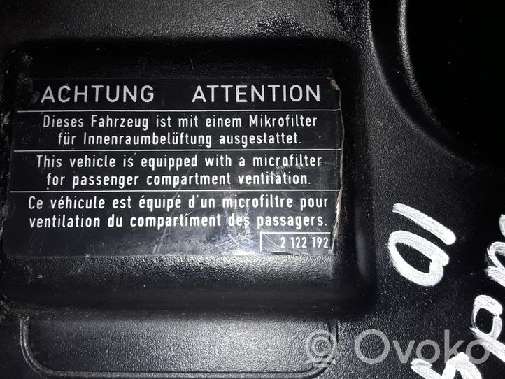 BMW 3 E36 Hansikaslokeron kannen suoja 2122192