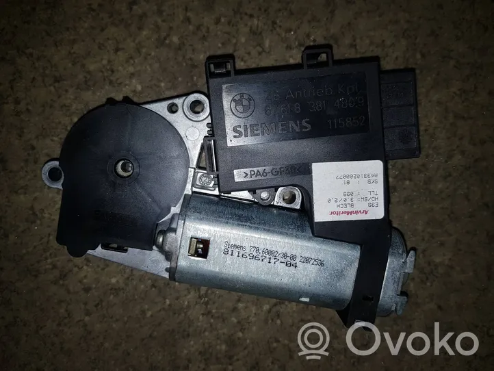 BMW 5 E39 Motor/activador 67618381480