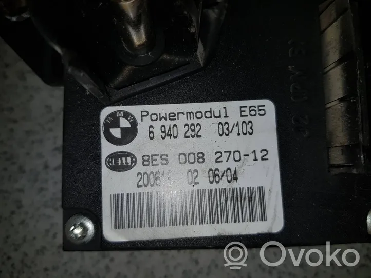 BMW 7 E65 E66 Unité de commande, module ECU de moteur 6940292