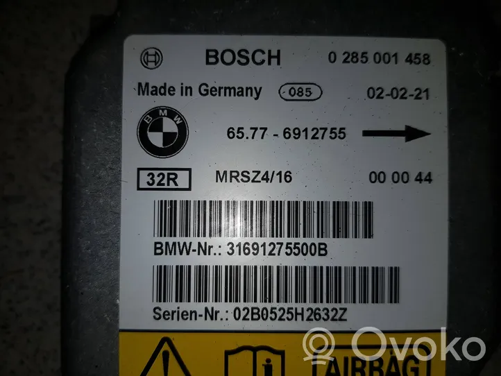 BMW 3 E46 Module de contrôle airbag 65776912755