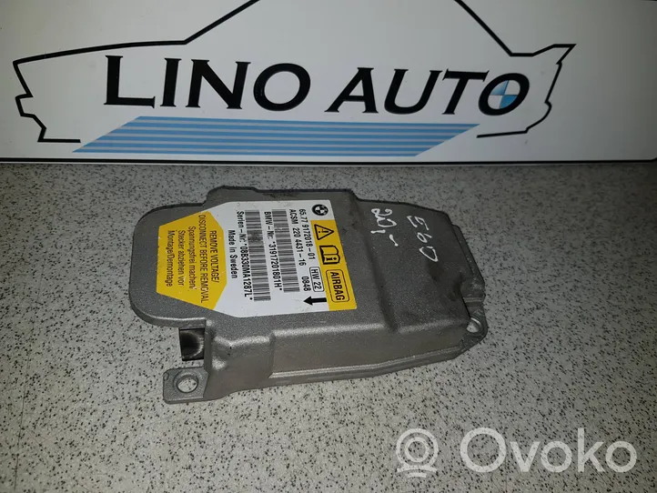 BMW 5 E60 E61 Module de contrôle airbag 65779172018