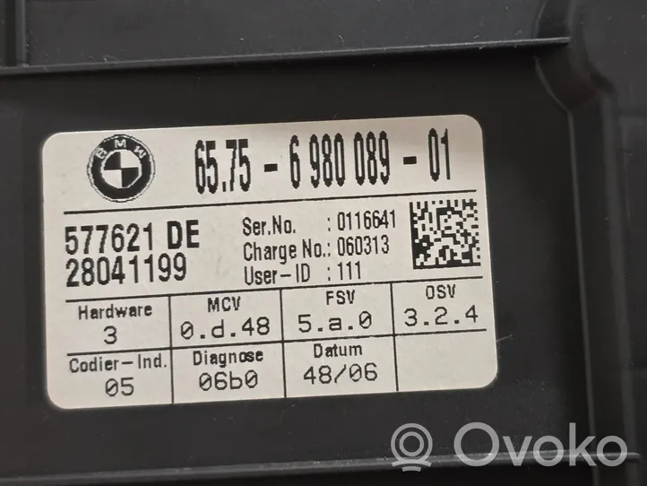BMW 5 E60 E61 Signalizacijos daviklis 6980089