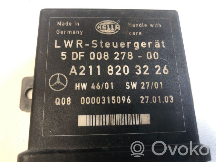 Mercedes-Benz E W211 Muut ohjainlaitteet/moduulit A2118203226