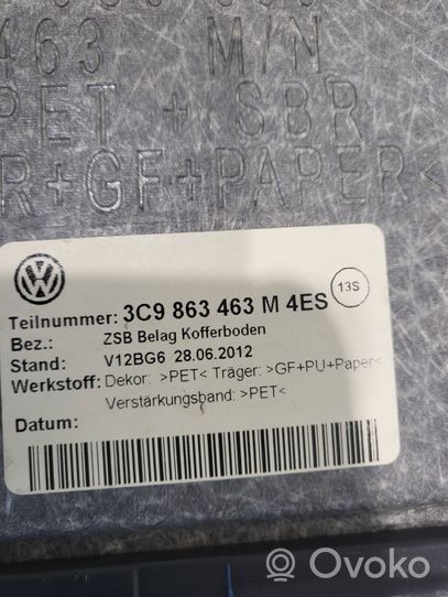 Volkswagen PASSAT B7 Alfombra revestimiento del maletero/compartimiento de carga 3c9863463