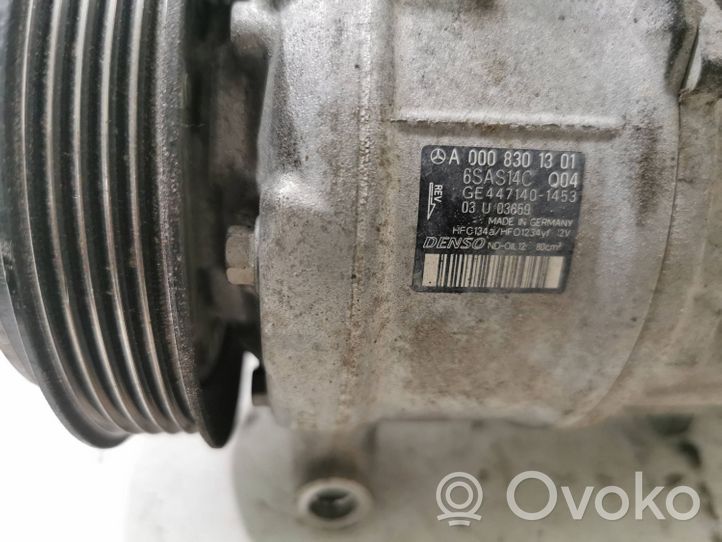 Mercedes-Benz E W213 Ilmastointilaitteen kompressorin pumppu (A/C) A0008301301