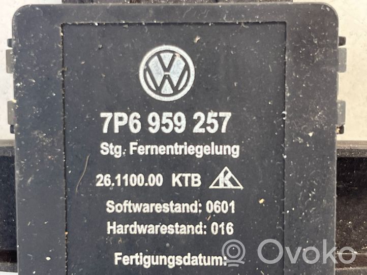 Volkswagen Touareg II Sėdynės valdymo blokas 7P6959257