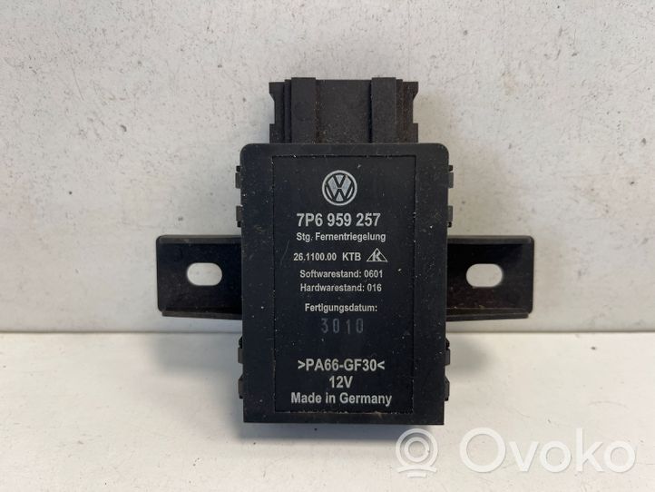 Volkswagen Touareg II Sėdynės valdymo blokas 7P6959257