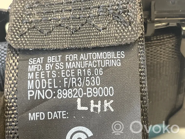 Hyundai i10 Sicherheitsgurt hinten 89820B9000