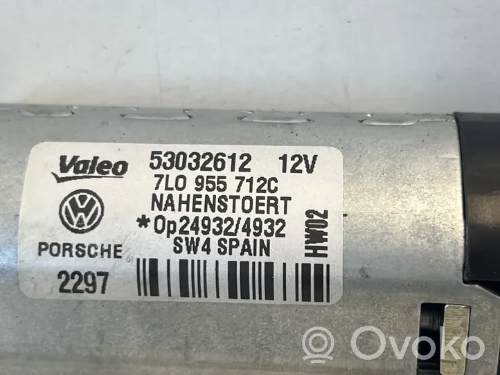 Volkswagen Touareg I Silniczek wycieraczki szyby tylnej 7L0955712C