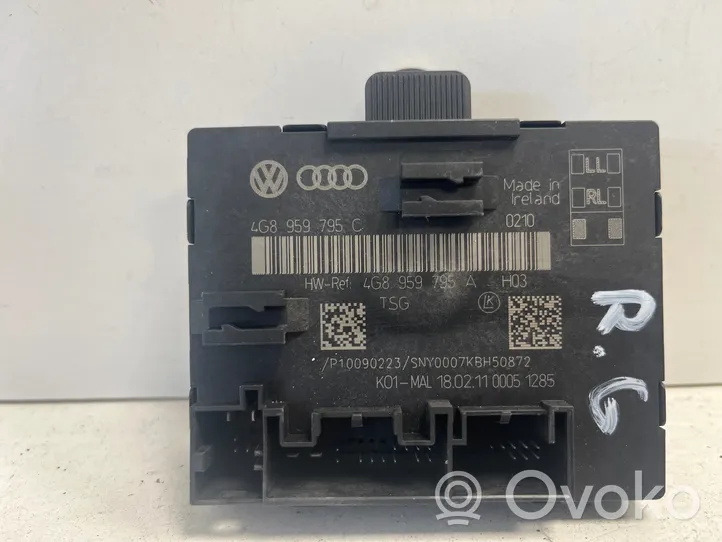 Audi A7 S7 4G Oven ohjainlaite/moduuli 4G8959795A