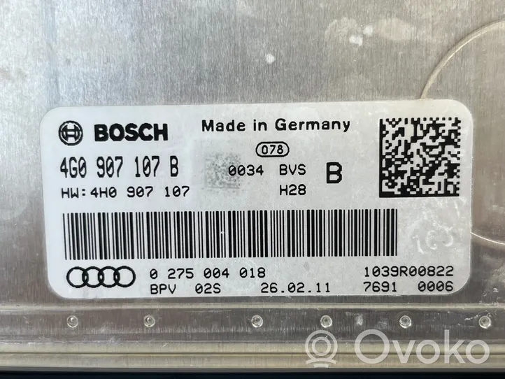 Audi A7 S7 4G Centralina/modulo telecamera 4G0907107B