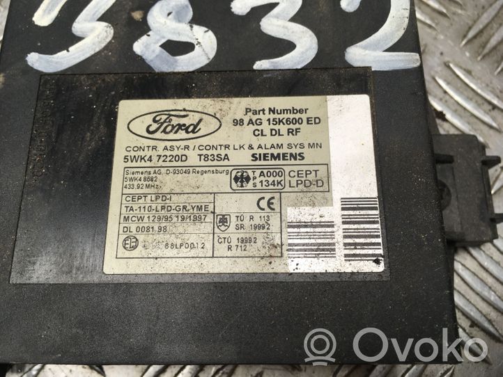 Ford Focus Moduł / Sterownik komfortu 5WK47220D