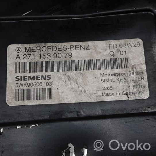 Mercedes-Benz C W203 Moottorin ohjainlaite/moduuli A2711539079