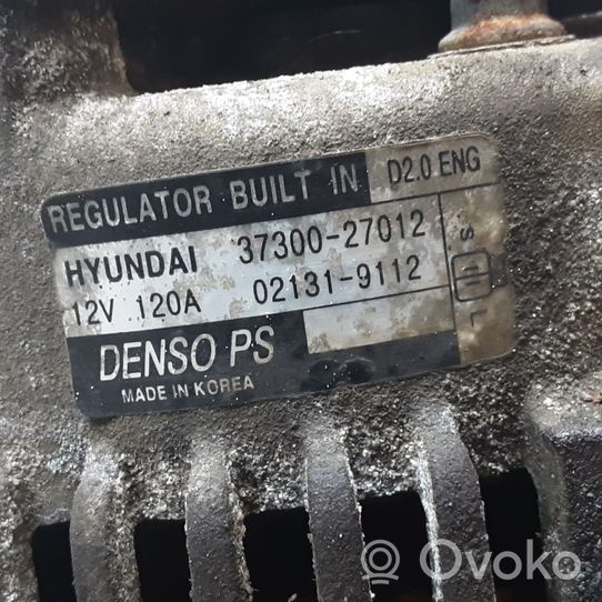 Hyundai Trajet Générateur / alternateur 3730027012