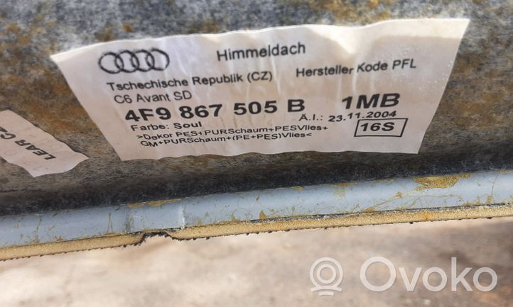 Audi A6 S6 C6 4F Kattoverhoilu 4F9867505B