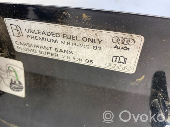 Audi A8 S8 D3 4E Bouchon, volet de trappe de réservoir à carburant 4E0010331C