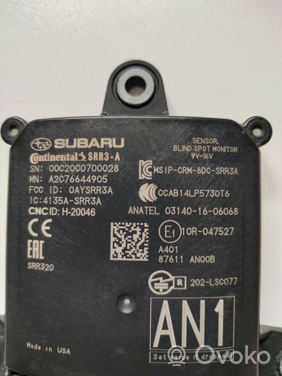 Subaru Outback (BT) Modulo di controllo del punto cieco 87611AN00B