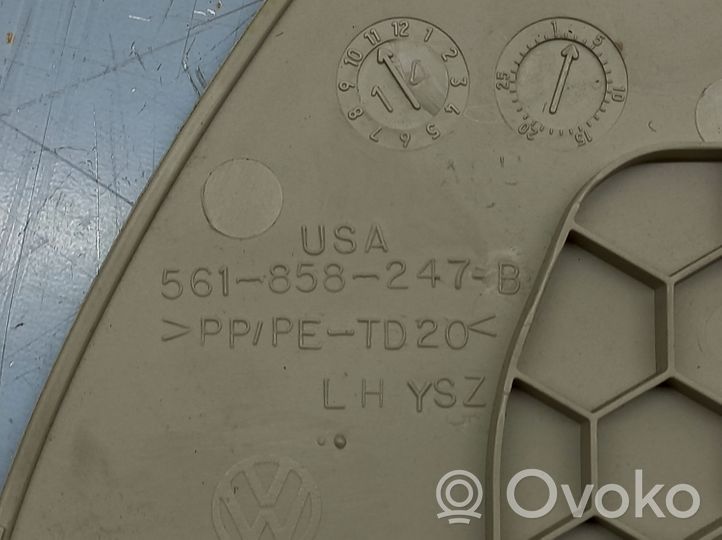 Volkswagen PASSAT B7 USA Kojelaudan sivupäätyverhoilu 561858247B
